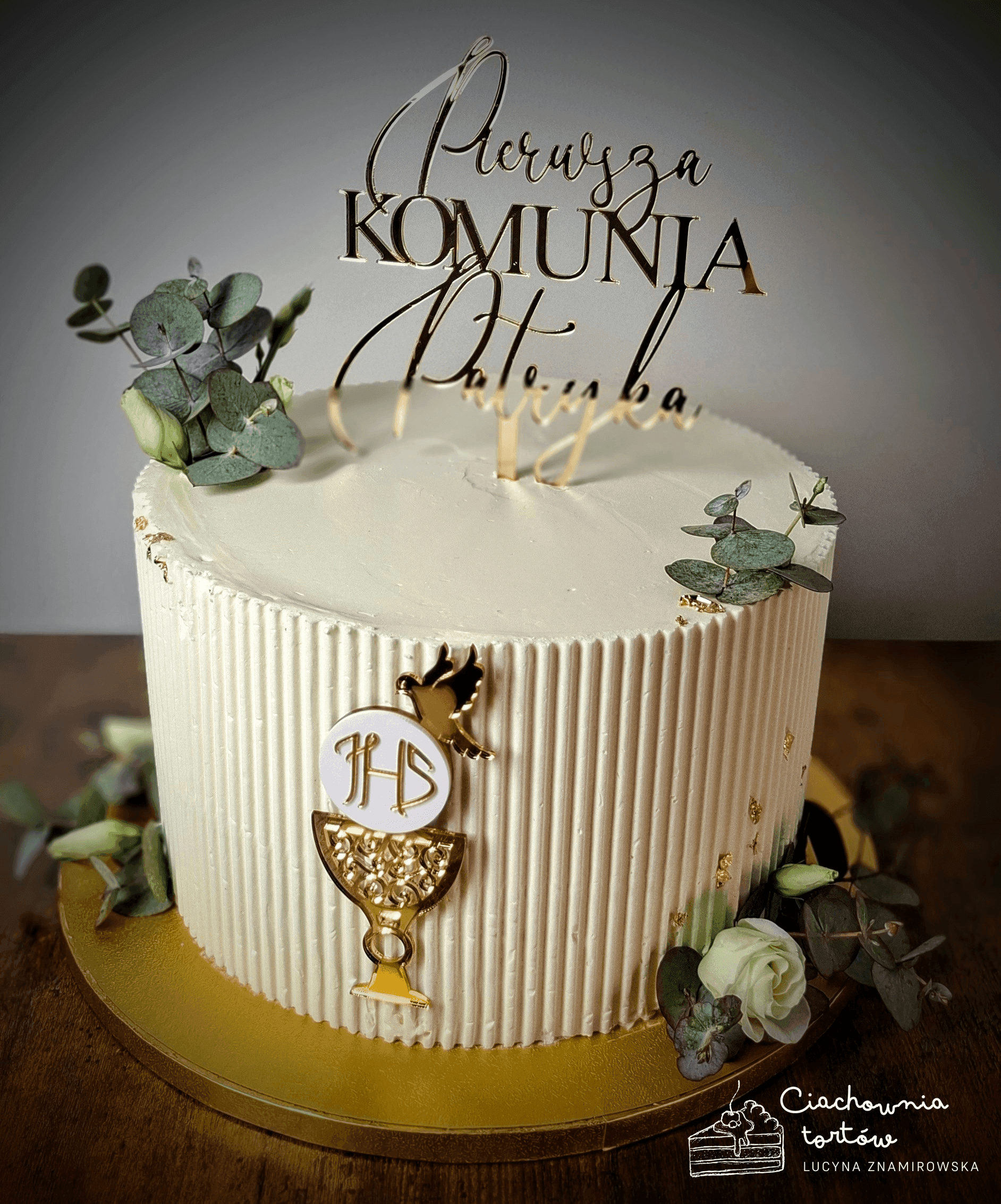 Tort na Pierwszą Komunię Świętą